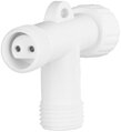 Konektor MagicHome Vianoce Multi-Connect C53, T-kus, biely, na vetvenie reťaze, exteriér 4 detail