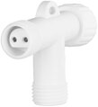 Konektor MULTI CONNECT C53, T-kus, biely, exteriér