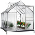 Skleník Strend Pro Greenhouse, Alu, PC 6 mm, 250x190x195 cm 3 detail