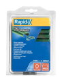 Spona RAPID VR22, PVC zelená, 1100 ks, sponky pre viazacie kliešte RAPID FP222 a FP20, pre drôt 5-11mm, 5, náradie