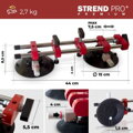 Držiak skla Strend Pro, prísavný, 2-kupolový, nivelačná pomôcka na dlažbu a obklady, profesional, max. 150 kg 13 detail