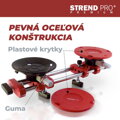 Držiak skla Strend Pro, prísavný, 2-kupolový, nivelačná pomôcka, profesionál, max. 150 kg