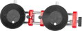 Držiak skla Strend Pro, prísavný, 2-kupolový, nivelačná pomôcka, profesionál, max. 150 kg