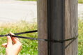 Sťahovacia páska 1200x9 mm, 50 ks, čierna, nylon