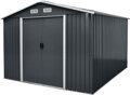 Záhradný domček Strend Pro, plech, antracit, 291x291x214 cm