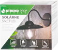 Solárna lampa na stenu/plot – LED osvetlenie, 23,5x18x20 cm