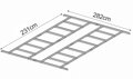 Podlahová konštrukcia na domček Strend Pro, 231x282 cm