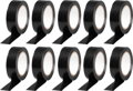 Izolačná páska 19 mm x 10 m, čierna, PVC, balenie 10 ks