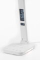 Lampa Strend Pro, stolná, LED, bezdrôtové nabíjanie, voľba intenzity svetla, s displejom, 12 V, 8 W, biela