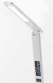 Lampa Strend Pro, stolná, LED, bezdrôtové nabíjanie, voľba intenzity svetla, s displejom, 12 V, 8 W, biela