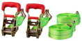 Popruh upínací Strend Pro 30 mm, pás s račňou, 4,5 m, 2 ks