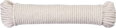 Šnúra na prádlo Cloth-Line, 20 m/4 mm, biela, bavlna