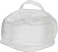 Vak BigBag TSF2, 68x35x46 cm, PP, 2 uši, biely, rovné dno, max. 100 kg