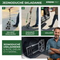Rudľa Strend Pro, prepravný vozík, skladacia schodisková, teleskopická, max. 80 kg