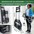 Rudľa Strend Pro, prepravný vozík, skladacia schodisková, teleskopická, max. 75 kg