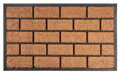 Rohožka pred dvere RBC 124, Brickwall, guma/kokos, hnedá 45x75 cm