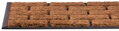 Rohožka pred dvere Brickwall – 45x75 cm, hnedá