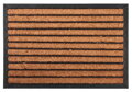 Rohožka pred dvere Lines – 40x60 cm, hnedá