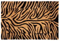 Rohožka pred dvere Zebra – 40x60 cm, čiernobiela