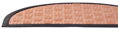 Rohožka pred dvere Squares – 40x60 cm, hnedá