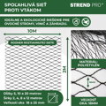 Sieť proti vtákom A1206, 12x25 m, oko 25 mm, PE