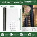 Sieť proti krtkom GrassGuard, 12x12 mm, 1x200 m