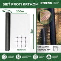 Sieť proti krtkom GrassGuard, 16x16 mm, 2x200 m