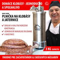 Plnička na klobásy a jaternice Porking SM206, 3 kg, ručná, vertikálna 1 detail