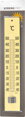 Teplomer Strend Pro TMM-018 Yellow Flatter, drevený, hnedý