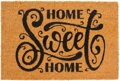 Rohožka MagicHome, pred dvere, Home sweet home, kokos/pvc, 40x60 cm