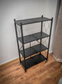 Regál Racks RAW4T – kovový, 4 police, 127x72x34 cm, 50 kg/polica, na kolieskach 9 detail