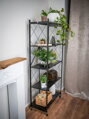 Regál Racks RAW5T – kovový, 5 políc, 163x72x34 cm, 50 kg/polica, na kolieskach
