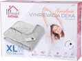 Vyhrievacia deka MagicHome – flanelová, sivá, 180x130 cm