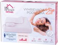 Vyhrievacia podložka MagicHome – 2v1, výhrevná deka, biela, 80x150 cm