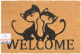 Rohožka MagicHome, pred dvere, Welcome, kokos/pvc, 40x60 cm