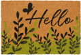 Rohožka MagicHome, pred dvere, Hello, kokos/pvc, 40x60 cm