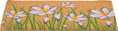 Rohožka MagicHome, pred dvere, Flowers, kokos/pvc, 45x75 cm