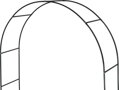 Oblúk na rastliny záhradný GreenGarden ARCH14, 2400x370x1400x12 mm