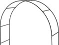 Oblúk na rastliny záhradný GreenGarden ARCH14, 2400x370x1400x12 mm