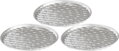 Miska MagicHome, 34x2 cm, grilovacia, perforovaná, 3 ks, Alu, okrúhla
