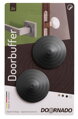 Zarážka na kľučku DOORBUFFER – doraz na stenu, grafit, 2 ks