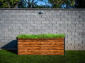 Vyvýšený záhon Strend Pro Garden, 200x100x77 cm, 3D dizajn dreva, kov