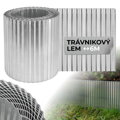 Trávnikový lem Strend Pro Garden, 150 mm, kovový, 6 m