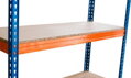 Regál Racks RAT60 HD, kovový, 4 police, 1800x1800x600 mm, max. 600 kg/polica 6 detail