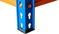 Regál Racks RAT60 HD – kovový, 4 police, 180x180x60 cm, 600 kg/polica