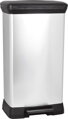 Kôš na odpadky Curver PEDAL BIN 50L, čierny/strieborný