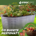 Vyvýšený záhon Strend Pro Garden, pozinkovaný, 100x200x78 cm