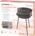 Gril na drevené uhlie Strend Pro Fabio, BBQ, 38x38x55 cm