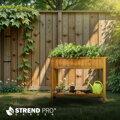 Záhon Strend Pro Garden, 89x33x76 cm, so spodnou policou, drevo, vyvýšený, s nohami 9 detail