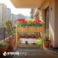 Záhon Strend Pro Garden, 89x33x76 cm, so spodnou policou, drevo, vyvýšený, s nohami 11 detail